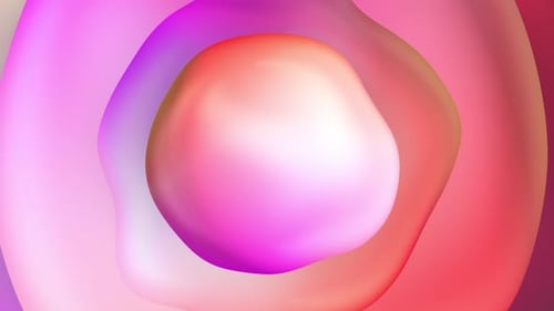 Vibrant Fluid Abstract Gradient Shapes Background Loop