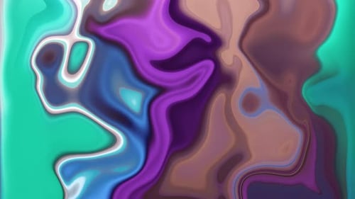 Abstract Fluid Colorful Liquid Motion Background Animation