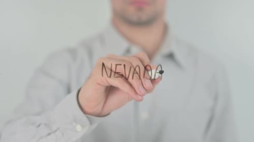 Nevada, escritura en pantalla transparente