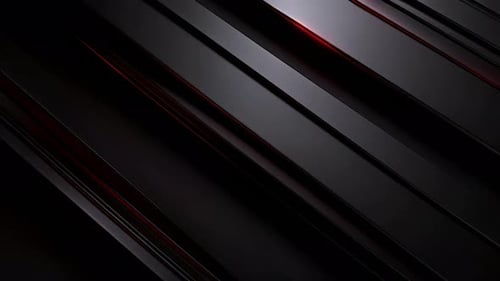Dark Modern Abstract Background with Glowing Red Lines