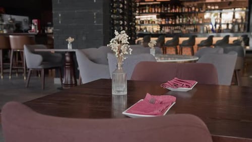 Well-furnished Modern Restaurant Interior