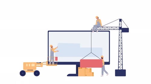 Animated Executing Construction Task