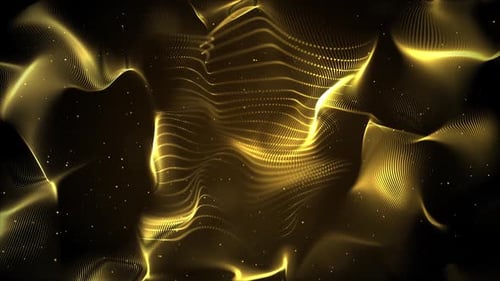 Beautiful Blue Shimmering Particles with Lens Flare on