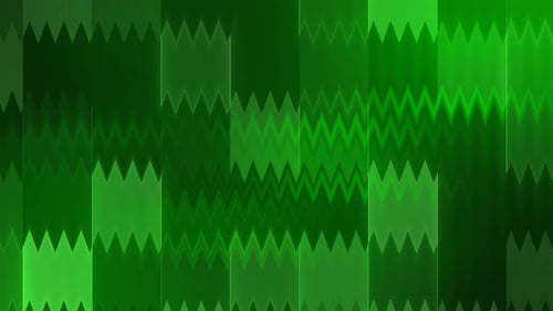 Green Zigzag Background