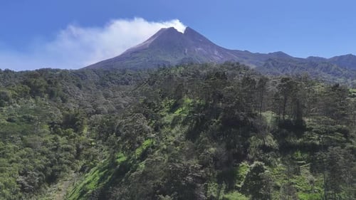 Sunrise Merapi Mountain