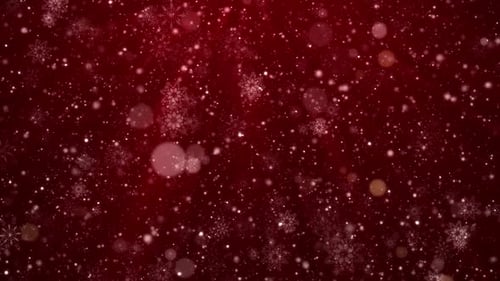 Fondo de copos de nieve de Navidad