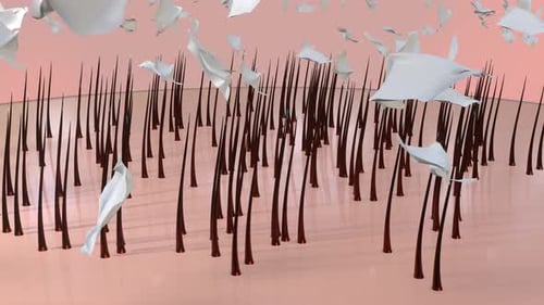 Soin des cheveux Cosmétique de renforcement des cheveux. Shampooing ou sérum fortifiant pour le soin de la pousse des cheveux.