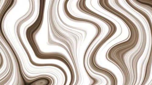 Fluid Abstract Brown Marble Swirl Background Animation