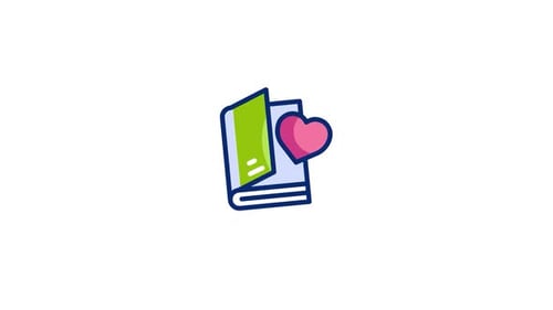 Favorite Book Animated Icon