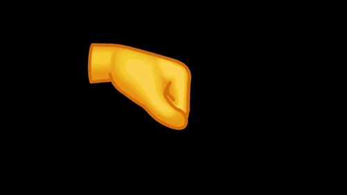 Animated Yellow Cartoon Hand Emoji Rubbing Fingers