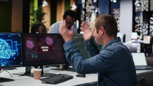 System Administrator in Office Receiving Critical Error Warning