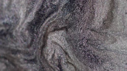 Silver and Black Shimmering Paint Texture