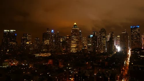 Urban City Skyline Metropolis Buildings