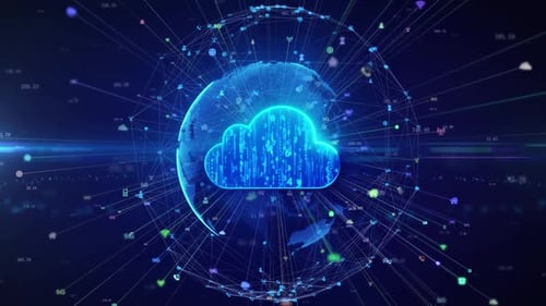 Data Management Systems, Cloud Computing And Big Data Technology Concept