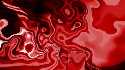 Dynamic Abstract Red Fluid Motion Background