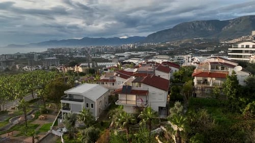 Prestigious Retreat Cinematic Drone Footage of Real Estate in Alanya Turkey