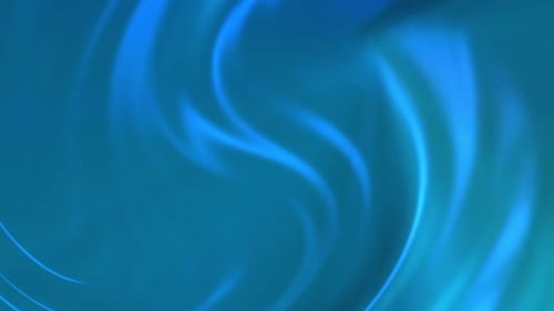 Abstract Fluid Blue Green Swirl Looping Background Animation