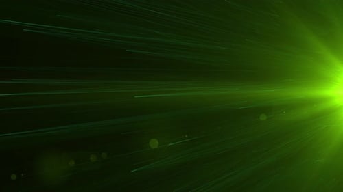 Motion Light Lines Dark Background Abstract Flowing | 4k