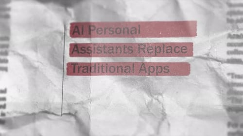 Retro News Text Reveal with Highlight Effect