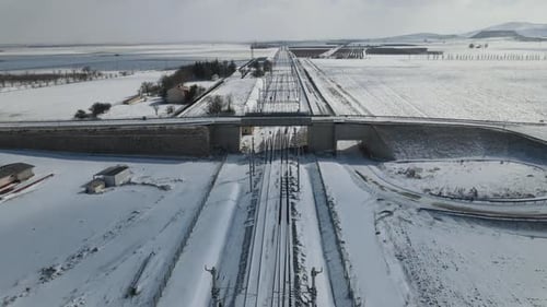 Eisenbahn im Plain