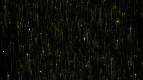 Abstract Futuristic Digital Particles Upward Motion Background