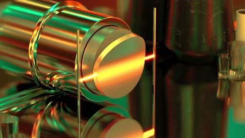 Futuristic Laser Scan Logo Reveal