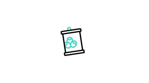 Animiertes Oliven-Symbol