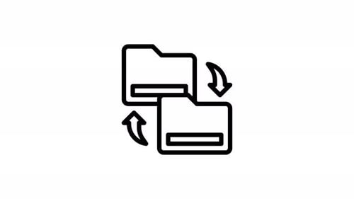 arrow line icon animation