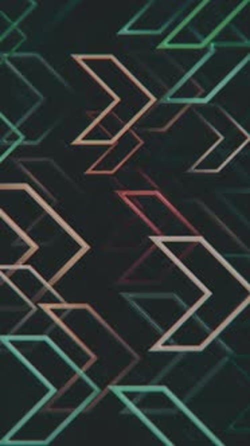 Dynamic Flowing Chevron Arrows Abstract Geometric Background