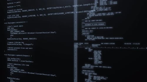Futuristic Password Input and Access Granted Code Screen