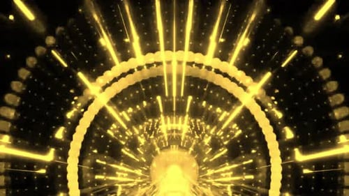 Psychedelischer futuristischer Tunnelbewegungsschleife