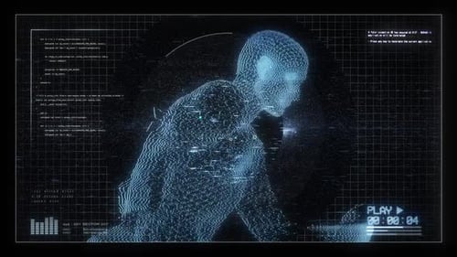 Digitaler Datenbildschirm für Running Figure