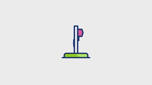 Directional Sign Animated Icon
