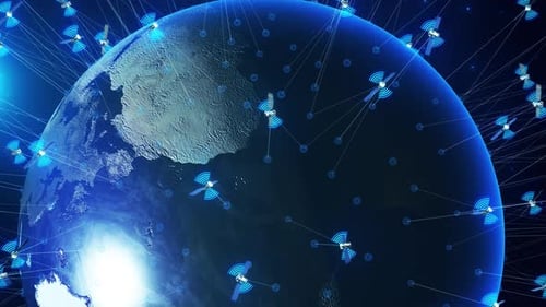 Les satellites en orbite autour de la Terre surveillent la surface
