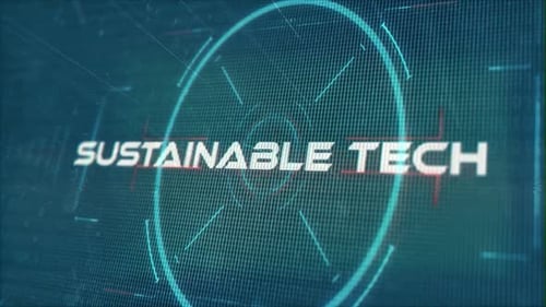Futuristic Glitch Technology Title Reveal Intro
