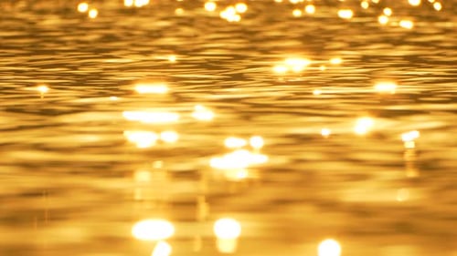 Water Sun Glare Close Up Shot of Water with Sun Glare Reflecting Off the Surface