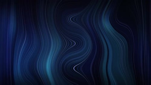 Animated Abstract Fluid Blue Lines Background