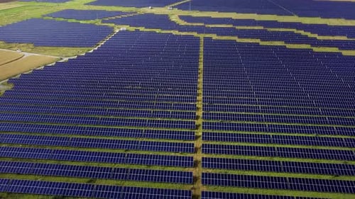Photovoltaic Power Plant Solar Energy Industrial Landscape