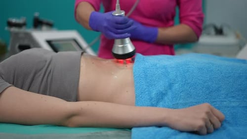 Woman Receiving Treatment in Medical Office