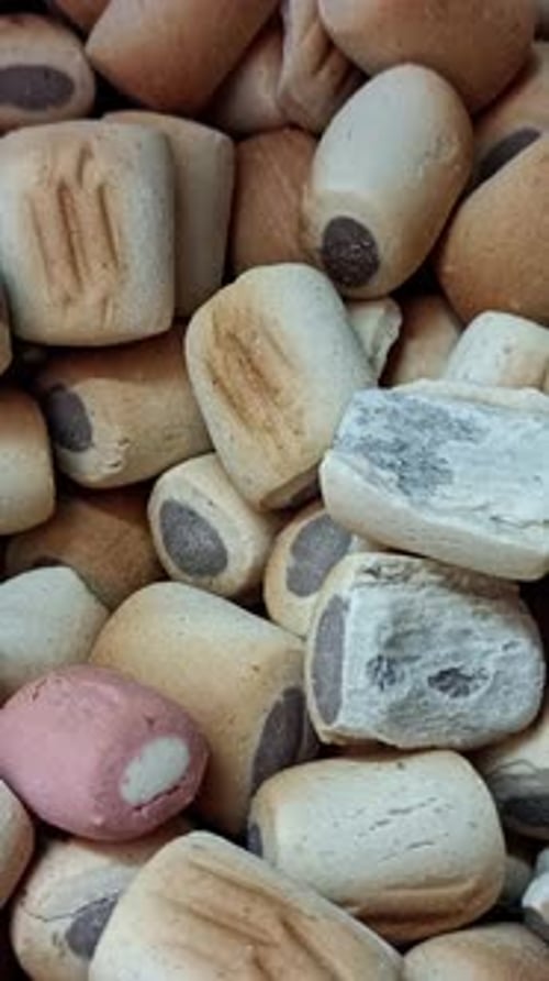 Vertical Video of Dog Biscuits
