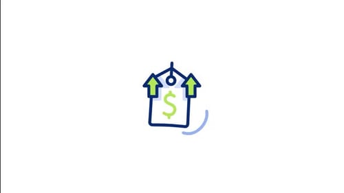 Price Up Animated Icon