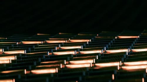 Abstract Red Surface Loop