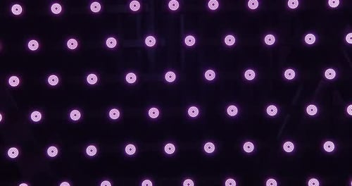 Purple Lighting Effects On Studio Wall. closeup shot
