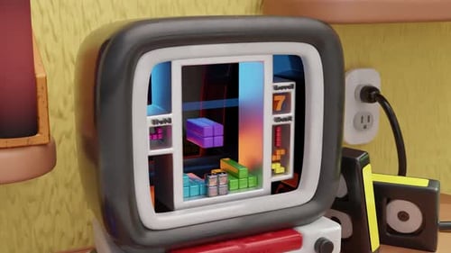 Computer Videogame 3D Loop Animation