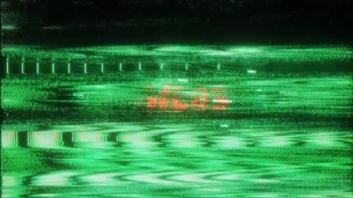 Digital Glitch Code Screen Reveal Transition