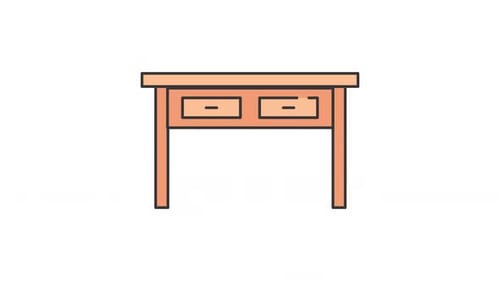 Animation des Schreibtisch-Symbols