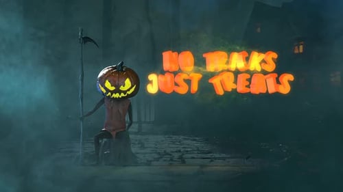 Pumpkin Man Halloween No Tricks