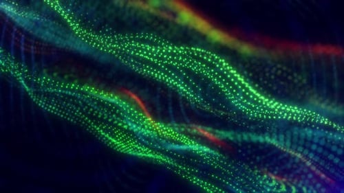 Tech particle background