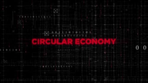 Futuristic Glitch Digital Text Title Reveal