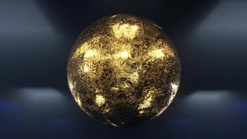 Goldener Ball in Space Loop